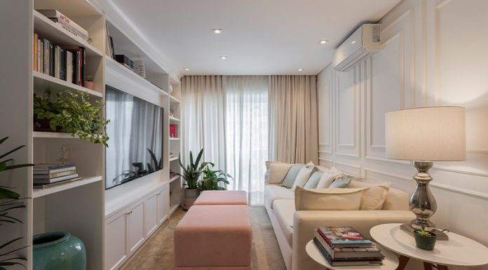 Eliane e Elora Ventura dão ar de contemporaneidade e sofisticação em apartamento de mais de 40 anos