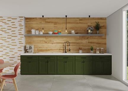 Cozinha com armários de madeira

Descrição gerada automaticamente