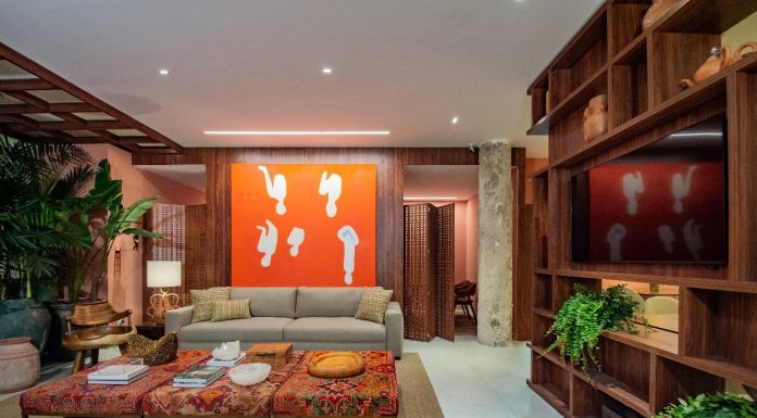 Ceusa está presente na 37ª edição da CASACOR SP Projeto: Trees Arquitetura | Ambiente ‘Casa Viva’ com o produto Flakes SBE NAT