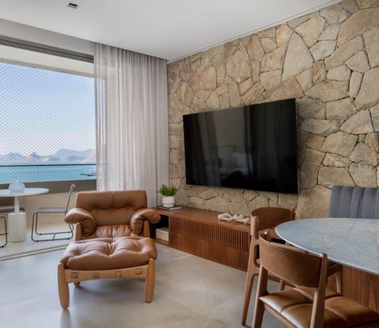 Cores e vida para um apartamento à beira-mar Projeto Natália Salla | Apartamento à beira mar