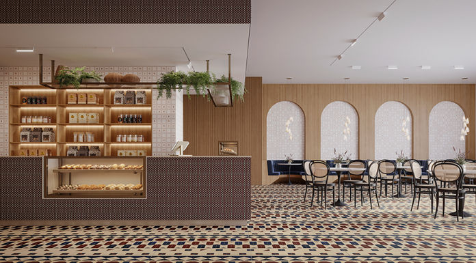 Revestimentos estampados: Veja como ousar no seu projeto Coleção Brasilidade, desenvolvida pela Isabela Capeto, aplicada no restaurante