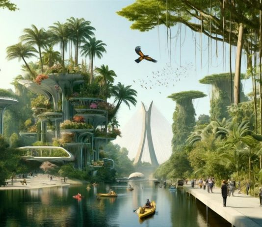 Tema da CASACOR 2025 reflete sobre sonhos coletivos e soluções sustentáveis São Paulo 2050: Marginal do Rio Pinheiros imaginada como área coletiva e multiespécie