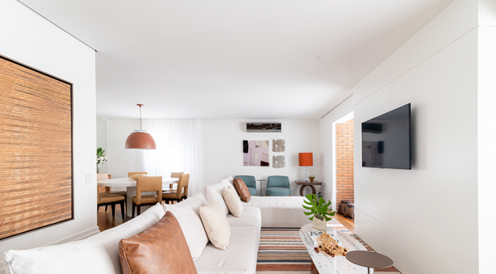 Retrofit pela arquiteta Sabrina Salles transforma área social em 3 meses Projeto: Sabrina Salles | Retrofit área social