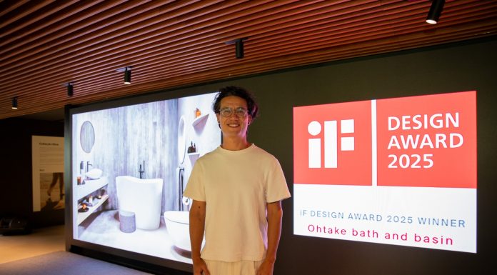 Roca é premiada no iF DESIGN AWARD 2025 com coleção assinada por Rodrigo Ohtake