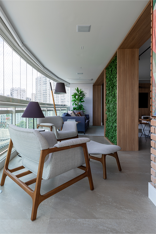 Projeto CADDA Arquitetura| Living da varanda