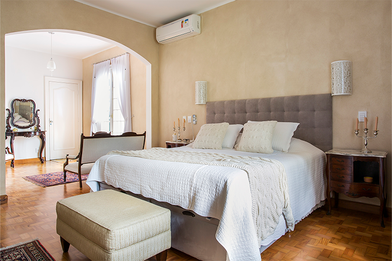 Projeto: Palladino Arquitetura | Todas as suítes da casa contam com uma decoração voltada ao bem-estar dos moradores.