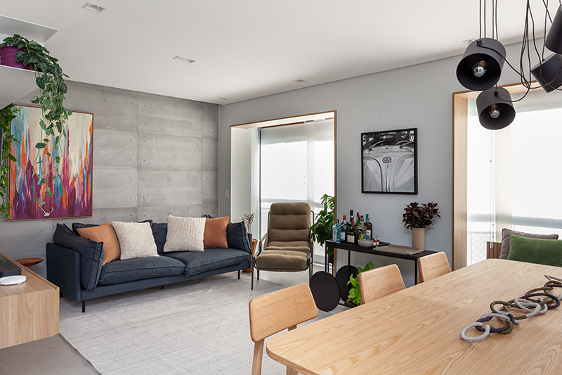 Projeto: Thais Monfré Arquitetura| Reforma de apartamento de 105m² no Brooklin