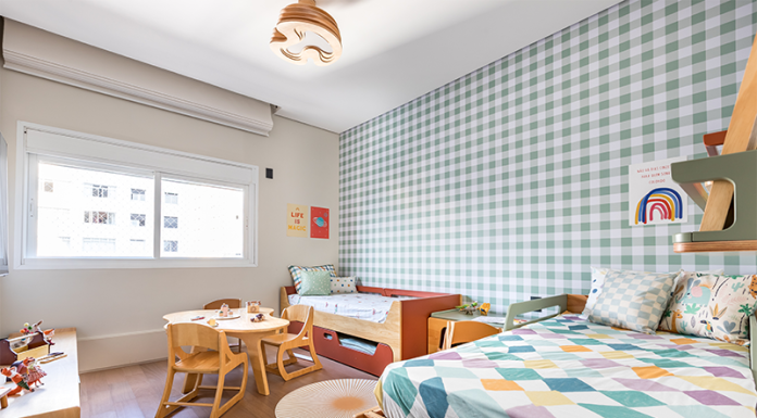 Quarto versátil e atemporal para todas as idades Projeto: Anne Save |Quarto de hóspedes foi pensado pela arquiteta para receber os netos e amigos do casal