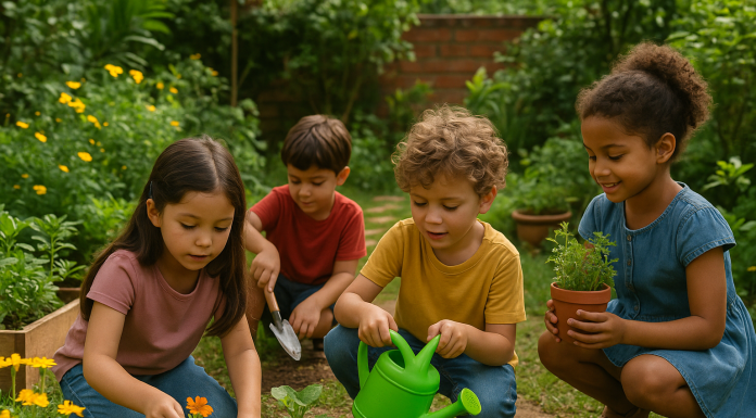Crianças no jardim: o paisagismo como ponte entre infância e natureza Studio Júlio Sousa Paisagista propõe uma nova experiência para os jardins residenciais.
