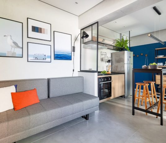 Kitnet de 33m² em Santos ganha projeto completo assinado pela Bimá Arquitetura com conceito contemporâneo e alma de lar Projeto Bimá Arquitetura | Arquiteta transforma apartamento de 33m² em um lar acolhedor, unindo funcionalidade e estilo.