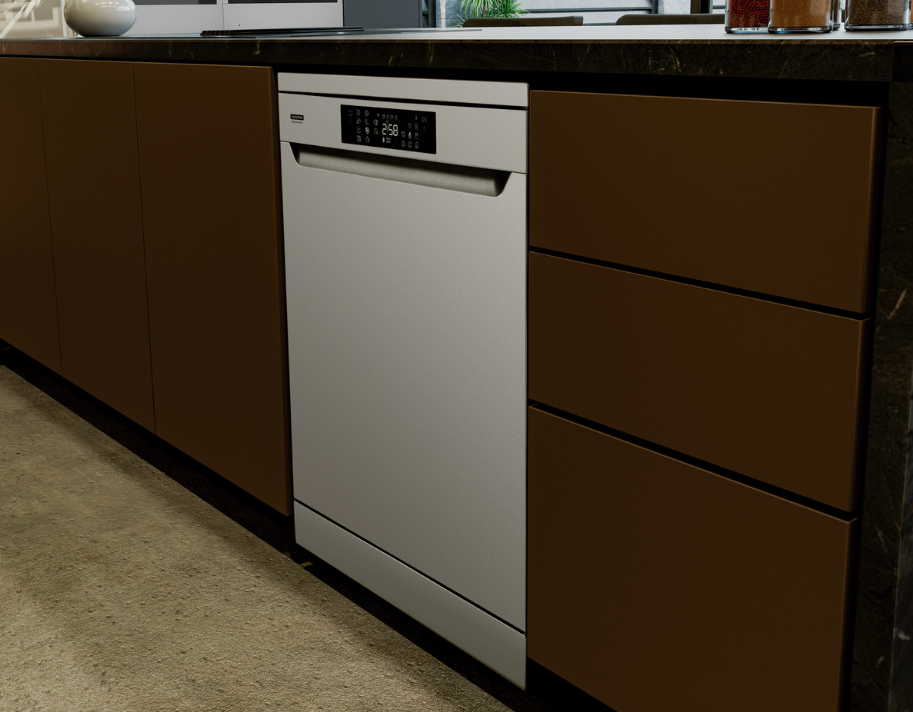 Lava-Louças Tramontina S16X Silent 60 abre a porta sozinha para garantir uma secagem perfeita – Foto: Tramontina