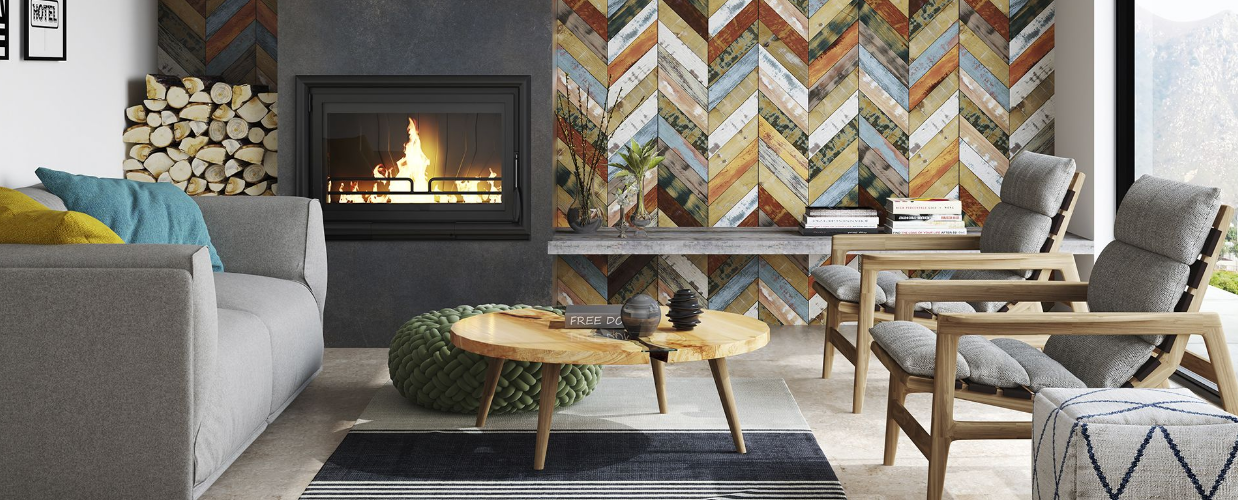 Bege marmorizado aquece o espaço – Foto: Ceusa