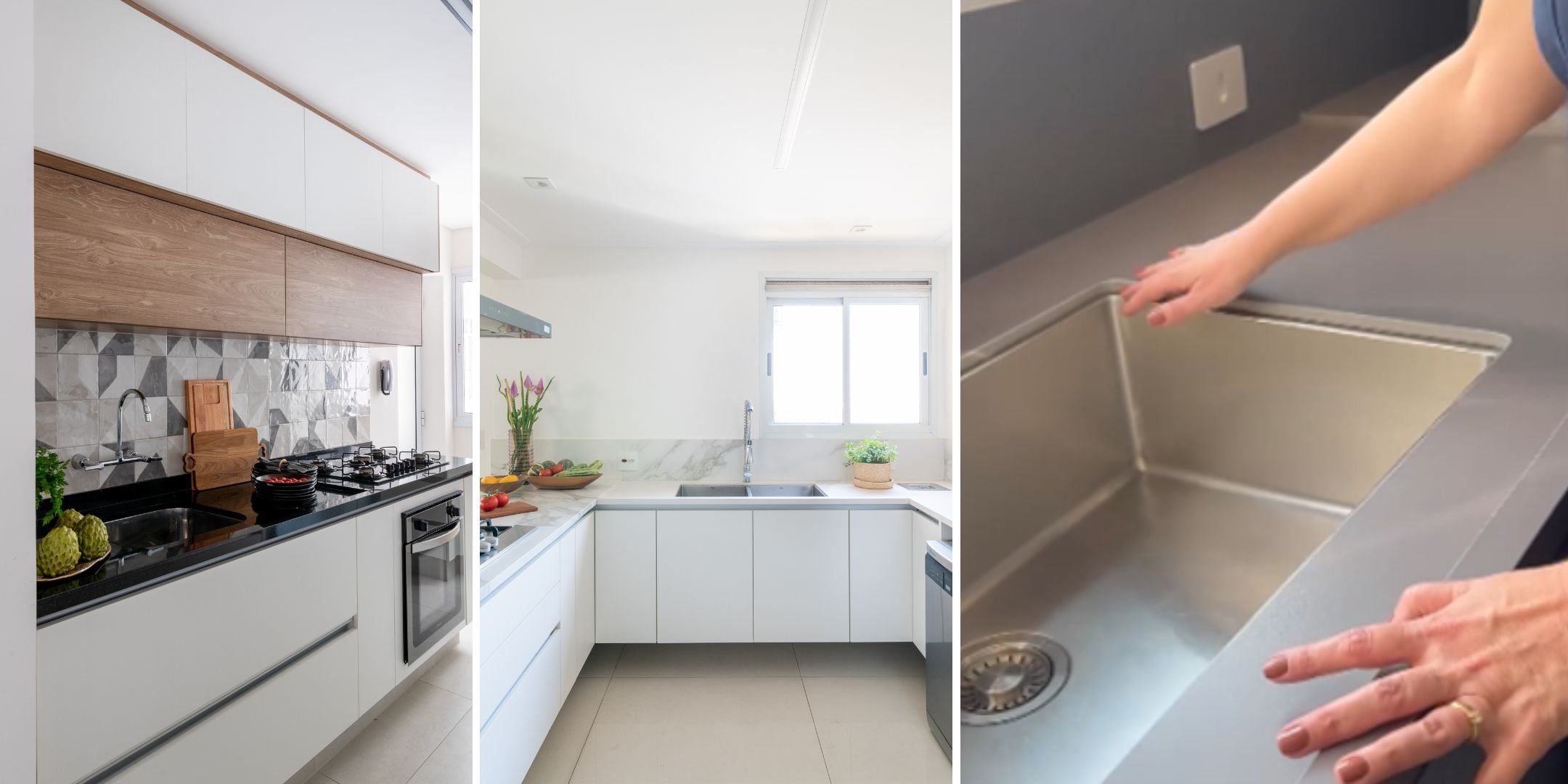 O modelo de cuba deve estar de acordo com a rotina do morador, seja pela sua estética quanto pela sua funcionalidade no dia a dia