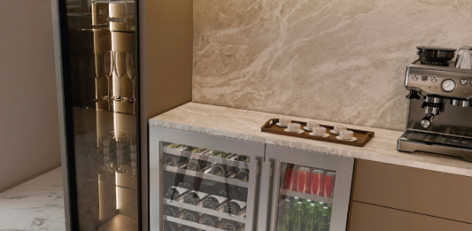 Beer center: o que é, como escolher e onde instalar Beer center pode ser combinado com adega climatizada – Foto: Tramontina