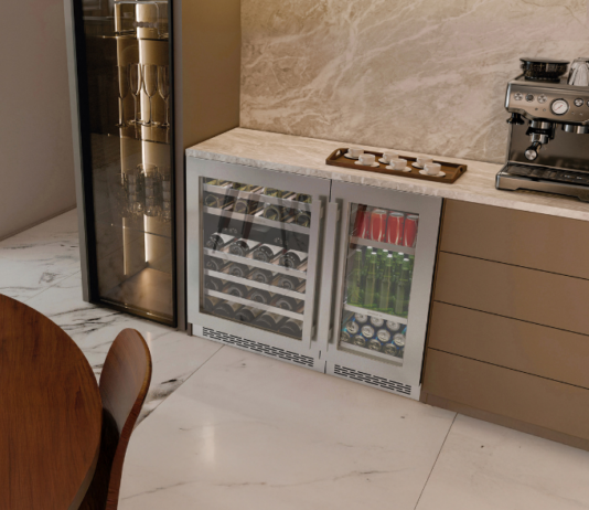 Beer center: o que é, como escolher e onde instalar Beer center pode ser combinado com adega climatizada – Foto: Tramontina