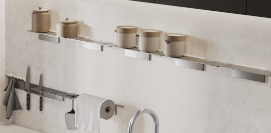 O que não pode faltar na cozinha: 7 destaques do aniversário Obra Fácil O Monocomando Deca Level Flex é prático para quem cozinha com frequência –Foto: Deca