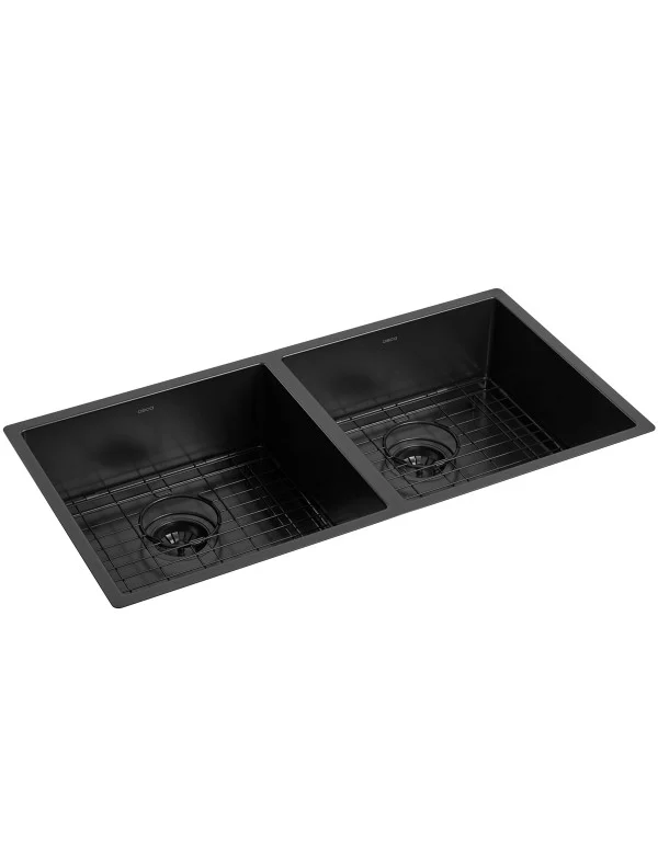 Cuba Deca Suprema Black Matte cria contraste marcante com bancadas claras – Foto: Deca