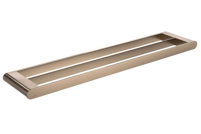 Porta Toalha Deca Versa Corten Matte tem acabamento que aquece qualquer composição terrosa – Foto: Deca